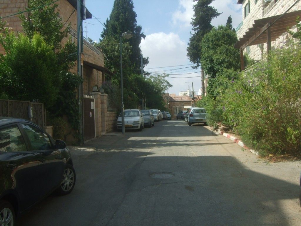 רחוב הירשנברג בשכונת נווה בצלאל