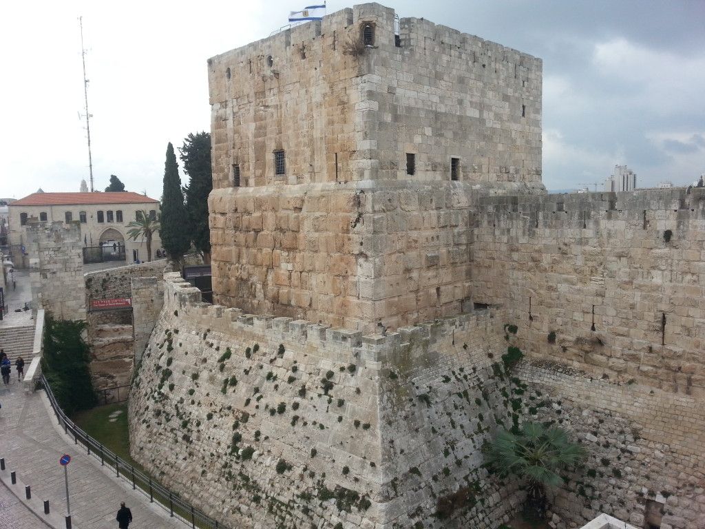 אחד משלושת המגדלים שבנה הורדוס. נקרא היום "מגדל דוד"